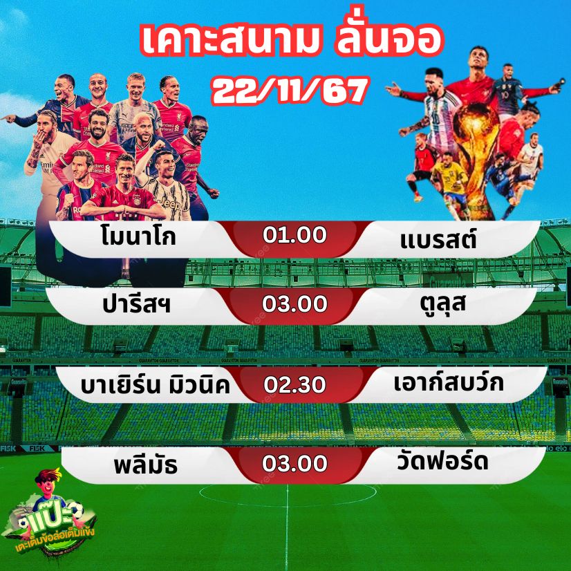เคาะสนาม ลั่นจอวันนี้ขอนำเสนอ