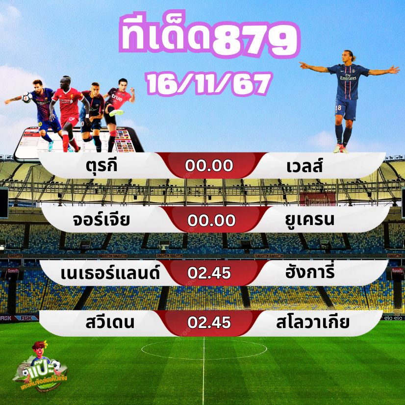 ทีเด็ด Sport879 ขอนำเสนอ
